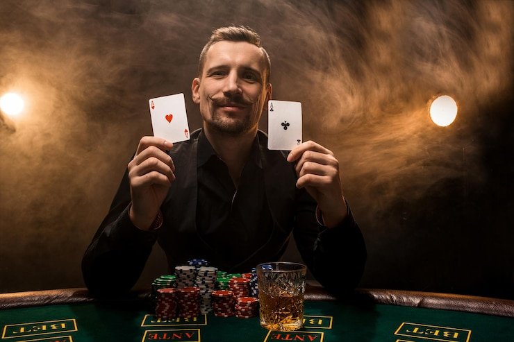 Professional live blackjack on Allbet Live blackjack table with professional dealer in Allbet studio